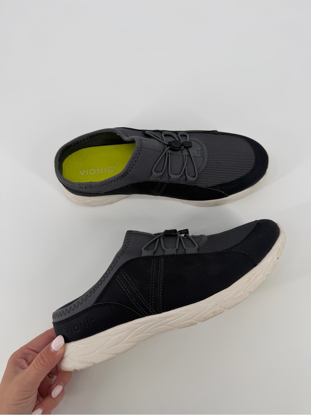 Vionic Zuri Black Slip-On Mule Walking Sneakers Women’s Size 10 - Picture 3 of 7
